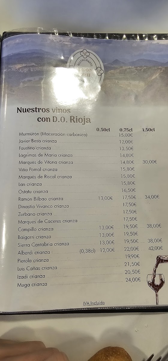 Menu Restaurante Leon Xiii-1