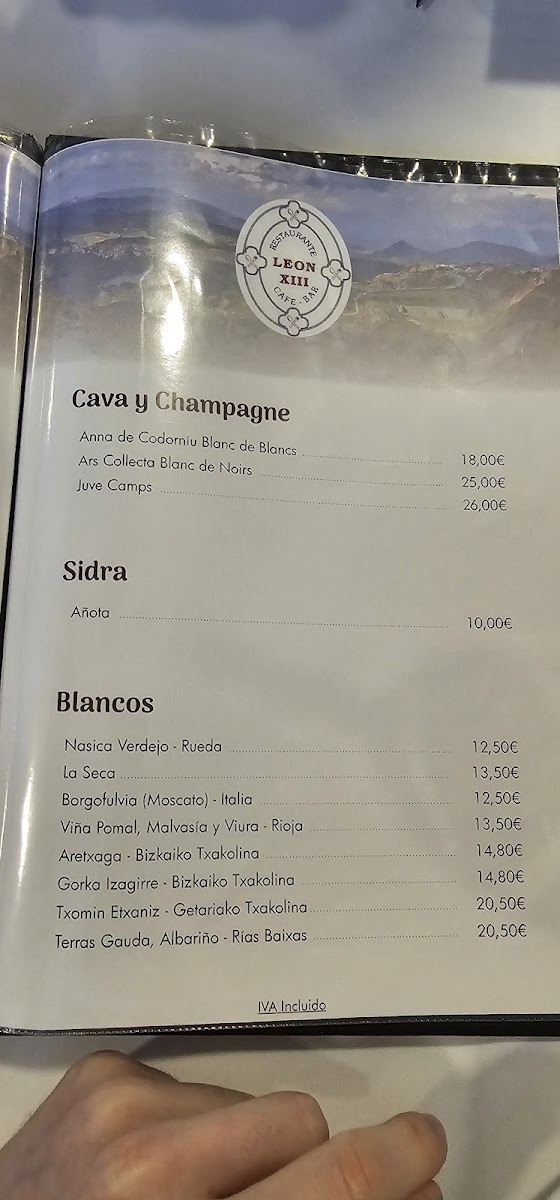 Menu Restaurante Leon Xiii-3